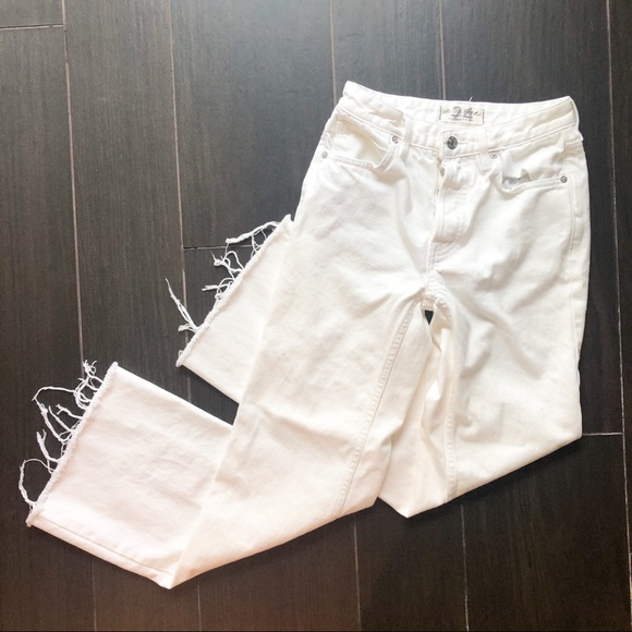 Free People Denim - Free People | NWOT White high rise Flare jeans